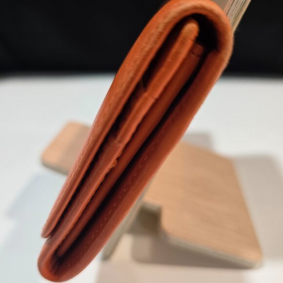 Nina Ricci Vibrant Orange Leather Wallet - Picture 4 of 7